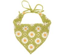 POPETPOP Elastisches Blumenstirnband aus Baumwolle Atmungsaktives Kopftuch für Damen Modisches Haarschal mit Blumenmuster Vielseitig für Yoga Party und Alltag