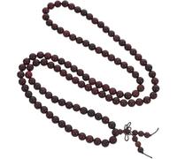 POPETPOP Gebetsarmband aus Sandelholz mit 3 Handgefertigten Perlenarmbändern Je 108 Perlen Stretch Armband für Männer und Frauen Geeignet für Feng Shui und Meditation