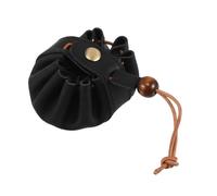 POPETPOP Handgefertigter -münzbeutel Für Damen Süße Praktische Geldbörse Mit Kordelzug Für Münzen Schlüssel Und Kleine Accessoires Hochwertige Verarbeitung Wahnsinns Schwarz