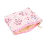POPETPOP Kleine Kosmetiktasche aus PVC Strapazierfähiger Münzbeutel mit Reißverschluss Zartes Kleingeldtäschchen für Alltag Reisen und Shopping