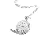 POPETPOP Mechanische Taschenuhr und Präzisem Mechanischem Uhrwerk Vintage Herren Vielseitiges Hängendes Design mit Klassischem Graviertem Gehäuse Legierung Material für Formelle Anlässe