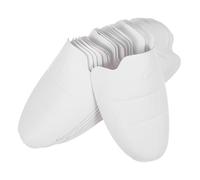 POPETPOP Papier Schuhspanner für Sneaker und Schuhe Weiß aus Karton 20 Paare Universelle Passform für Zuhause und Schrankorganisation