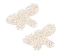 POPETPOP Perlen Schleifenknöpfe Selbstgemacht Schuhknöpfe zum Basteln mit Flacher Rückseite für Damen Schuhe und Taschen Dekorationen