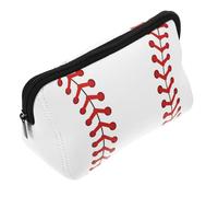 POPETPOP Praktische Baseball Kosmetiktasche aus Neopren für Damen Leichte Reisetasche mit Verschleißfestem Material für Outdoor und Reise