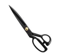 POPETPOP Schneiderschere aus Stahl Schwarz Rostbeständig Handarbeitsschere für Stoff und Leder für Bastler und