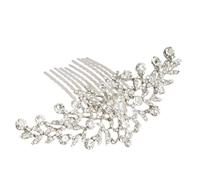 POPETPOP Strass Haarkamm Mit Diamant Kristallen Für Hochzeit Braut Kopfschmuck Eleganter Haarschmuck Für Damen Und Besondere Anlässe 4.3"X1.8"