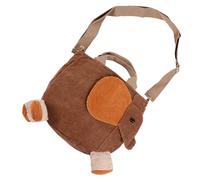 POPETPOP Umhängetasche mit Cartoon Motiv Leichte Mädchentasche aus Cordstoff Handliche Schultertasche mit Reißverschluss für Alltag Party und Shopping