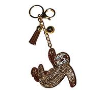 Popfizzy Bling Schlüsselanhänger für Frauen und Mädchen, Strass Geldbörse Charms für Handtaschen, Schlüsselanhänger Zubehör, lustige Geschenke für Frauen, goldfarben, Einheitsgröße