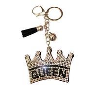 Popfizzy Kristall-Schlüsselanhänger für Frauen und Mädchen, Bling-Rucksack-Schlüsselanhänger, bezauberte Geldbörsen-Charms, Taschen-Charms, handgefertigte Geschenke, One Size