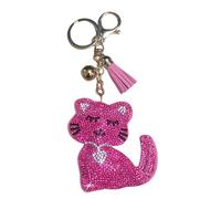 Popfizzy Strass-Schlüsselanhänger-Zubehör für Frauen, Autoschlüsselanhänger, glitzernder Schlüsselanhänger, niedlicher Geldbörsen-Anhänger für Handtaschen, One Size