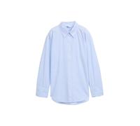 Tom Tailor - Loose Fit Popeline Hemdbluse dreamy blue white small stripe - Gr. - 38