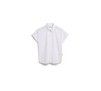 POPLIN LARISAANA BLUSE | 100% Bio-Baumwolle - weiss (XL)