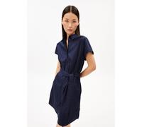POPLIN MINI LARISAANA KLEID | 100% Bio-Baumwolle - blau (S)