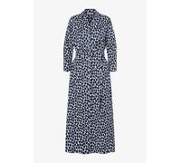 More & More Hemdblusenkleid mit Bindegürtel und 3/4-Arm in Marine, Größe 38