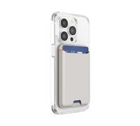 PopSockets: PopWallet für MagSafe - Inklusive Adapterring für MagSafe - Schlanker, Repositionierbar Kartenhalter für Smartphones und Hüllen - SoftGoods - Horchata