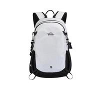 PORRASSO 15L Leichter Wanderrucksack Atmungsaktiver Outdoor Tagesrucksack Nylon Mehrtaschen Rucksack für Camping Reisen Täglichen Gebrauch Weiß
