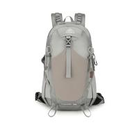 PORRASSO 25/35 L Wanderrucksack Trekkingrucksack Wasserdichtes Haltbares Nylon Rucksack Reiserucksack Backpack für Damen Herren Camping Klettern Reisen Outdoor-Sportarten Grau B