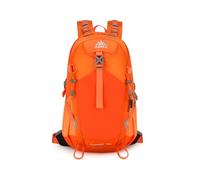 PORRASSO 25/35 L Wanderrucksack Trekkingrucksack Wasserdichtes Haltbares Nylon Rucksack Reiserucksack Backpack für Damen Herren Camping Klettern Reisen Outdoor-Sportarten Orange A