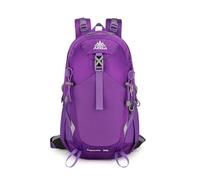 PORRASSO 25/35 L Wanderrucksack Trekkingrucksack Wasserdichtes Haltbares Nylon Rucksack Reiserucksack Backpack für Damen Herren Camping Klettern Reisen Outdoor-Sportarten Lila B