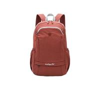 PORRASSO 25L Faltbarer Rucksack Leichter Wasserdichter Rucksack Nylon Casual Tagesrucksack mit Nass-Trocken Trennung Tasche für Reisen Wandern Den Täglich Gebrauch Braun