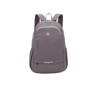 PORRASSO 25L Faltbarer Rucksack Leichter Wasserdichter Rucksack Nylon Casual Tagesrucksack mit Nass-Trocken Trennung Tasche für Reisen Wandern Den Täglich Gebrauch Grau
