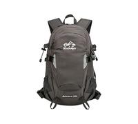 PORRASSO 25L Wanderrucksack mit Abnehmbarem Rückenpanel Outdoor Tagesrucksack mit Regenschutz Atmungsaktiver Reflektierender Rucksack für Camping Reisen Grau