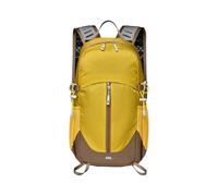 PORRASSO 25L Wanderrucksack Rucksack mit Hydratationsfach Wasserdicht Tagesrucksack mit Regenschutz Atmungsaktives Rückensystem für Outdoor Reisen CampingTäglichen Gebrauch Gelb