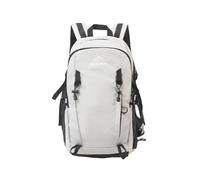 PORRASSO 30L Wanderrucksack Rucksack mit Hydratationsfach Wasserdicht Outdoor Tagesrucksack mit Atmungsaktivem Rückensystem für Camping Reisen und den täglichen Gebrauch Hellgrau