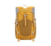 PORRASSO 30L Wanderrucksack Wasserdicht Outdoor Tagesrucksack mit Ergonomischem Druckentlastungssystem Reflektierenden Streifen Mehrtaschen Rucksack für Camping Reisen Täglicher Gebrauch Gelb