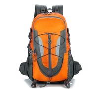 PORRASSO 30L Wanderrucksack Wasserdichter Rucksack Trekkingrucksack Reiserucksack Hiking Backpack für Damen Herren Camping Klettern Reisen Sport Orange