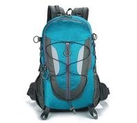 PORRASSO 30L Wanderrucksack Wasserdichter Rucksack Trekkingrucksack Reiserucksack Hiking Backpack für Damen Herren Camping Klettern Reisen Sport Blau