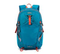 PORRASSO 35L Wanderrucksack Wasserdichter Rucksack Großer Leichter Reiserucksack mit Reflektierendem Streifen Trekkingrucksack Nylon Backpack für Damen Herren Camping Klettern Reisen Sport Blau