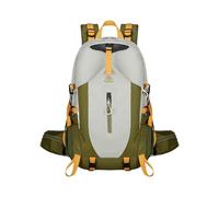 PORRASSO 40L Wanderrucksack Wasserdichter Rucksack Großer Leichter Reiserucksack Camping Trekkingrucksack Nylon Backpack für Damen Herren Reisen Sport Dunkelgrün