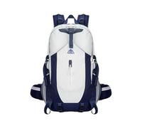 PORRASSO 40L Wanderrucksack Wasserdichter Rucksack Großer Leichter Reiserucksack Camping Trekkingrucksack Nylon Backpack für Damen Herren Reisen Sport Dunkelblau