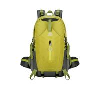 PORRASSO 40L Wanderrucksack Wasserdichter Rucksack Großer Leichter Reiserucksack Camping Trekkingrucksack Nylon Backpack für Damen Herren Reisen Sport Grün