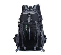 PORRASSO 40L Wanderrucksack Wasserdichter Rucksack Reiserucksack Trekkingrucksack Hiking Backpack für Damen Herren Radfahren Klettern Reisen Sport Schwarz