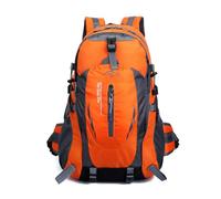 PORRASSO 40L Wanderrucksack Wasserdichter Rucksack Reiserucksack Trekkingrucksack Hiking Backpack für Damen Herren Radfahren Klettern Reisen Sport Orange