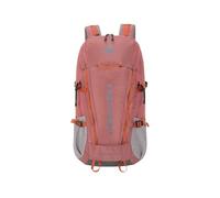 PORRASSO 45L Wanderrucksack Wasserdichter Outdoor Rucksack Großer Rucksack Reiserucksack mit Regenhülle Backpack für Wandern Bergsteigen Camping Reisen Hellrot