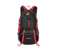 PORRASSO 50/60 L Wanderrucksack Wasserdichter Rucksack Reiserucksack Trekkingrucksack Hiking Backpack für Damen Herren Camping Klettern Reisen Sport Schwarz A
