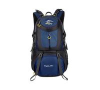 PORRASSO 50/60 L Wanderrucksack Wasserdichter Rucksack Reiserucksack Trekkingrucksack Hiking Backpack für Damen Herren Camping Klettern Reisen Sport Dunkelblau A