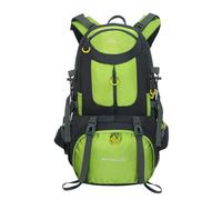 PORRASSO 50L Wanderrucksack Wasserdichter Rucksack Reiserucksack Trekkingrucksack Hiking Backpack für Damen Herren Camping Radfahren Klettern Reisen Sport Grün