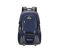 PORRASSO 60L Wanderrucksack Groß Camping Rucksack mit Atmungsaktivem Rückensystem Wasserabweisender Outdoor Reiserucksack für Damen Herren Klettern Sport Dunkelblau