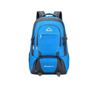 PORRASSO 60L Wanderrucksack Groß Camping Rucksack mit Atmungsaktivem Rückensystem Wasserabweisender Outdoor Reiserucksack für Damen Herren Klettern Sport Blau