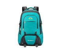 PORRASSO 60L Wanderrucksack Groß Camping Rucksack mit Atmungsaktivem Rückensystem Wasserabweisender Outdoor Reiserucksack für Damen Herren Klettern Sport Blauer See