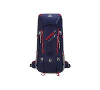 PORRASSO 65L Wanderrucksack Wasserdichter Outdoor Rucksack Großer Rucksack Reiserucksack mit Regenhülle Herren Damen Backpack für Wandern Bergsteigen Camping Reisen Marineblau