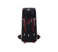 PORRASSO 65L Wanderrucksack Wasserdichter Outdoor Rucksack Großer Rucksack Reiserucksack mit Regenhülle Herren Damen Backpack für Wandern Bergsteigen Camping Reisen Schwarz