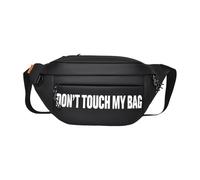 PORRASSO Brusttasche Herren Umhängetasche Wasserdichter Brust Crossbody-Rucksack Mehreren Taschen Leichte Schultertasche für Wandern Reisen Täglicher Gebrauch Schwarz Weiß