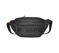 PORRASSO Brusttasche Herren Umhängetasche Wasserdichter Brust Crossbody-Rucksack Mehreren Taschen Leichte Schultertasche für Wandern Reisen Täglicher Gebrauch Schwarz
