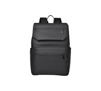 PORRASSO Casual Rucksack Wasserdichter Laptop-Rucksack Rucksäcke Teenager Schultasche Herren Praktisch Backpack für Arbeit Reisen Täglichen Gebrauch Schwarz