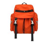 PORRASSO Casual Rucksack Wasserdichter Wanderrucksack Schulrucksack Damen Herren Rucksäcke Teenager Schultasche Leichtgewicht Backpack für Reisen Täglicher Gebrauch Orangerot